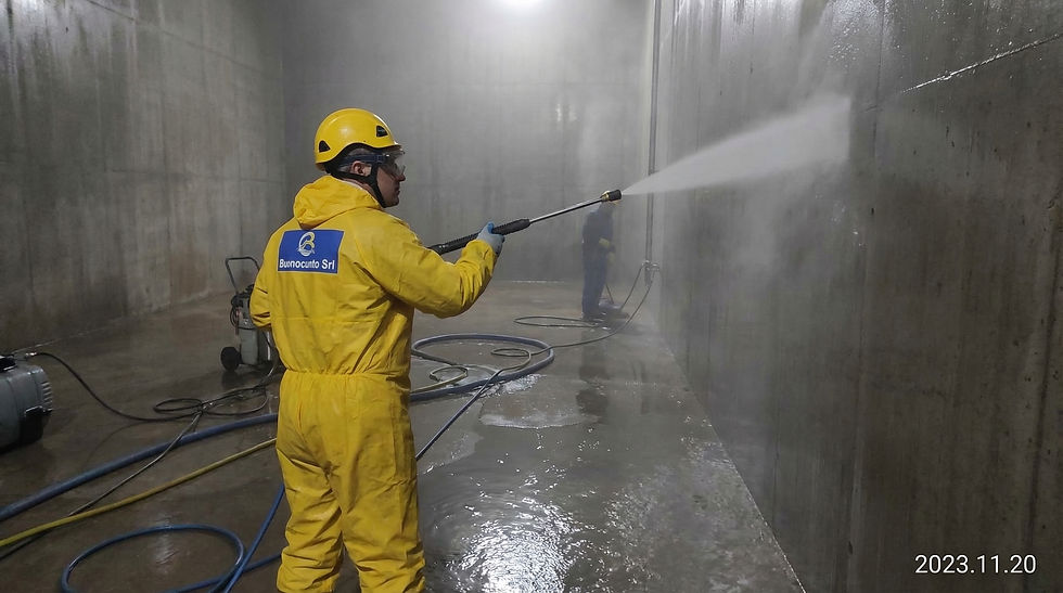 pulizia cisterna idrica