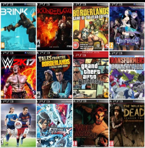Playstation 3 with 2controls and 112 Games on hard drive