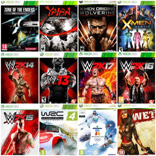 X-Box360 with 2 Controls and 125 Games on hard drive |
