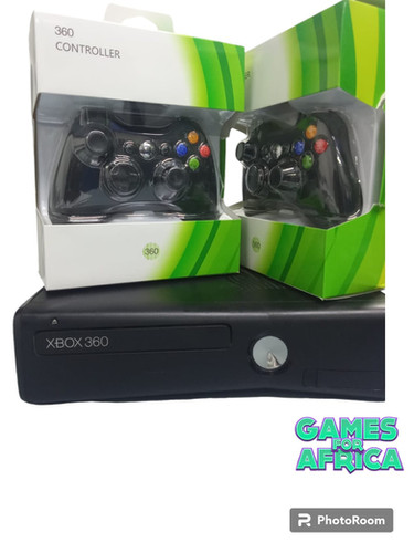 X-Box360 with 2 Controls and 125 Games on hard drive |