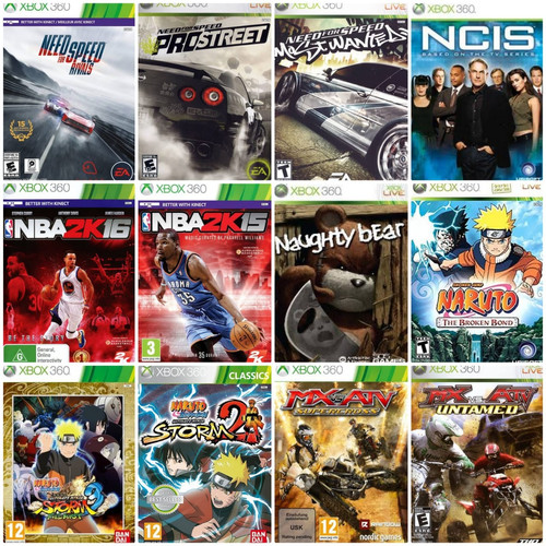 X-Box360 with 2 Controls and 125 Games on hard drive |
