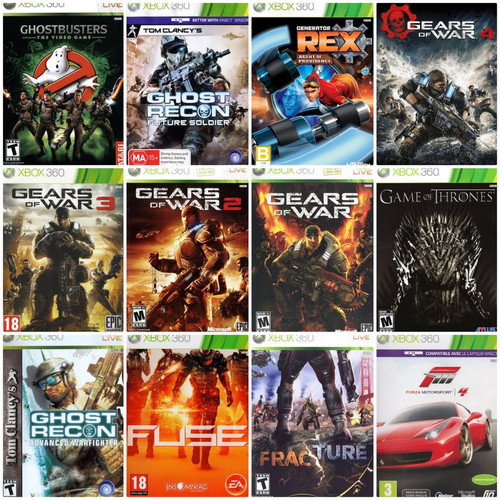 X-Box360 with 2 Controls and 125 Games on hard drive |