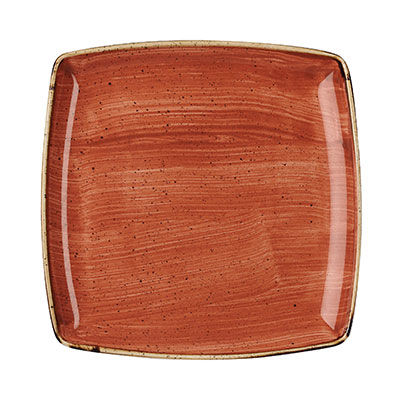 SPICED ORANGE – DEEP SQUARE PLATE – 26.8CM (6)
