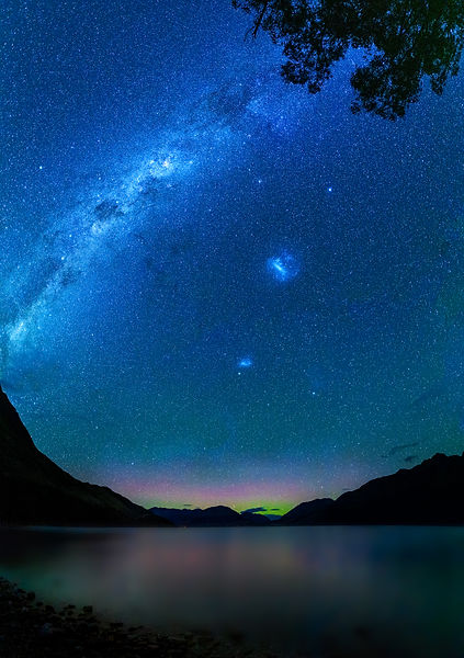 Chris McLennan Glenorchy Night Landscapes, Aurora Australis glenorchy road