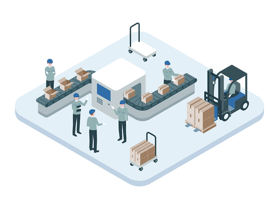 工場の生産ライン