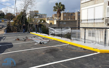 התקנת מעקה בטיחות