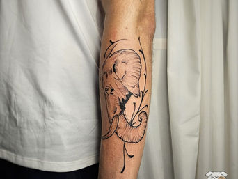 Elephant tattoo