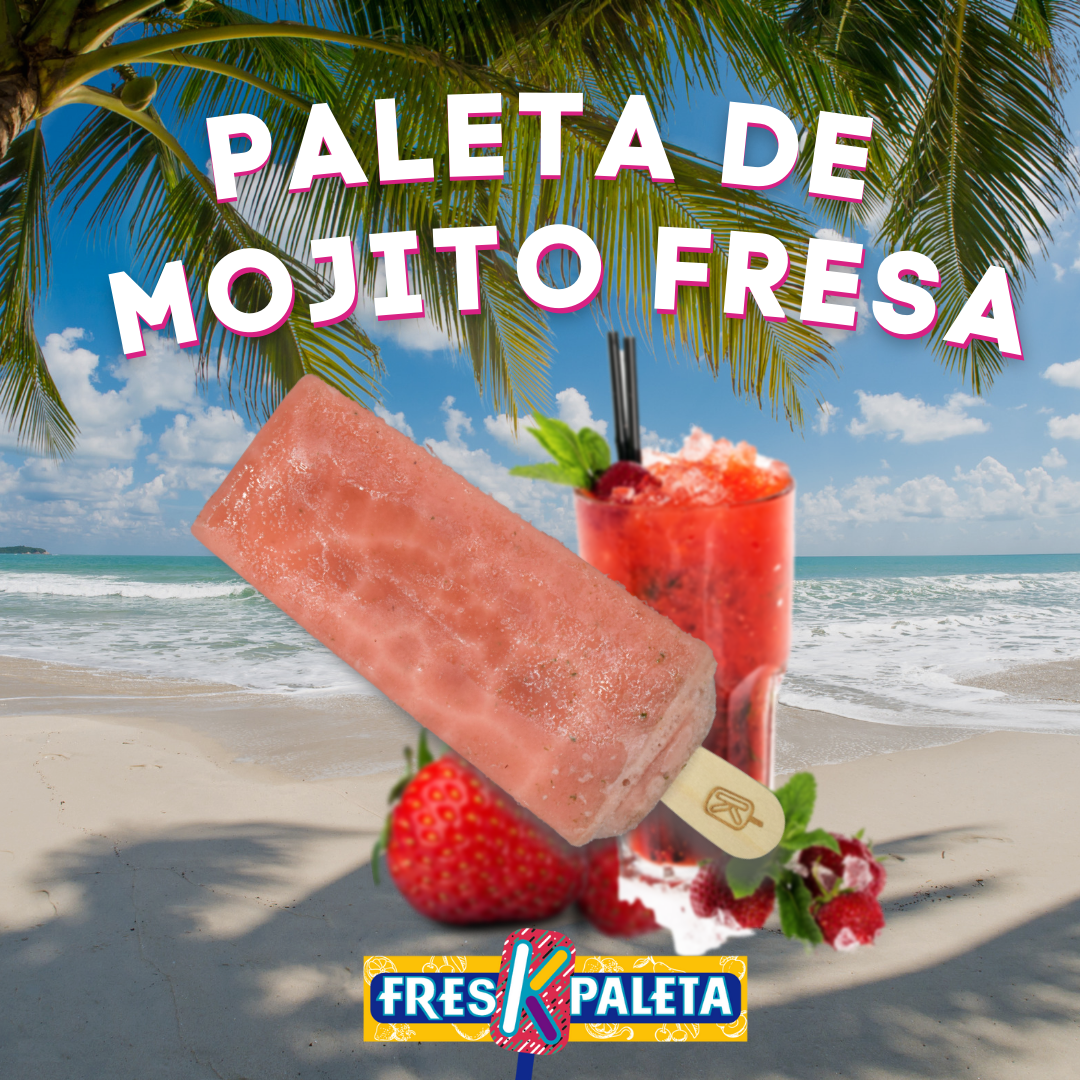 Paleta de Mojito Fresa