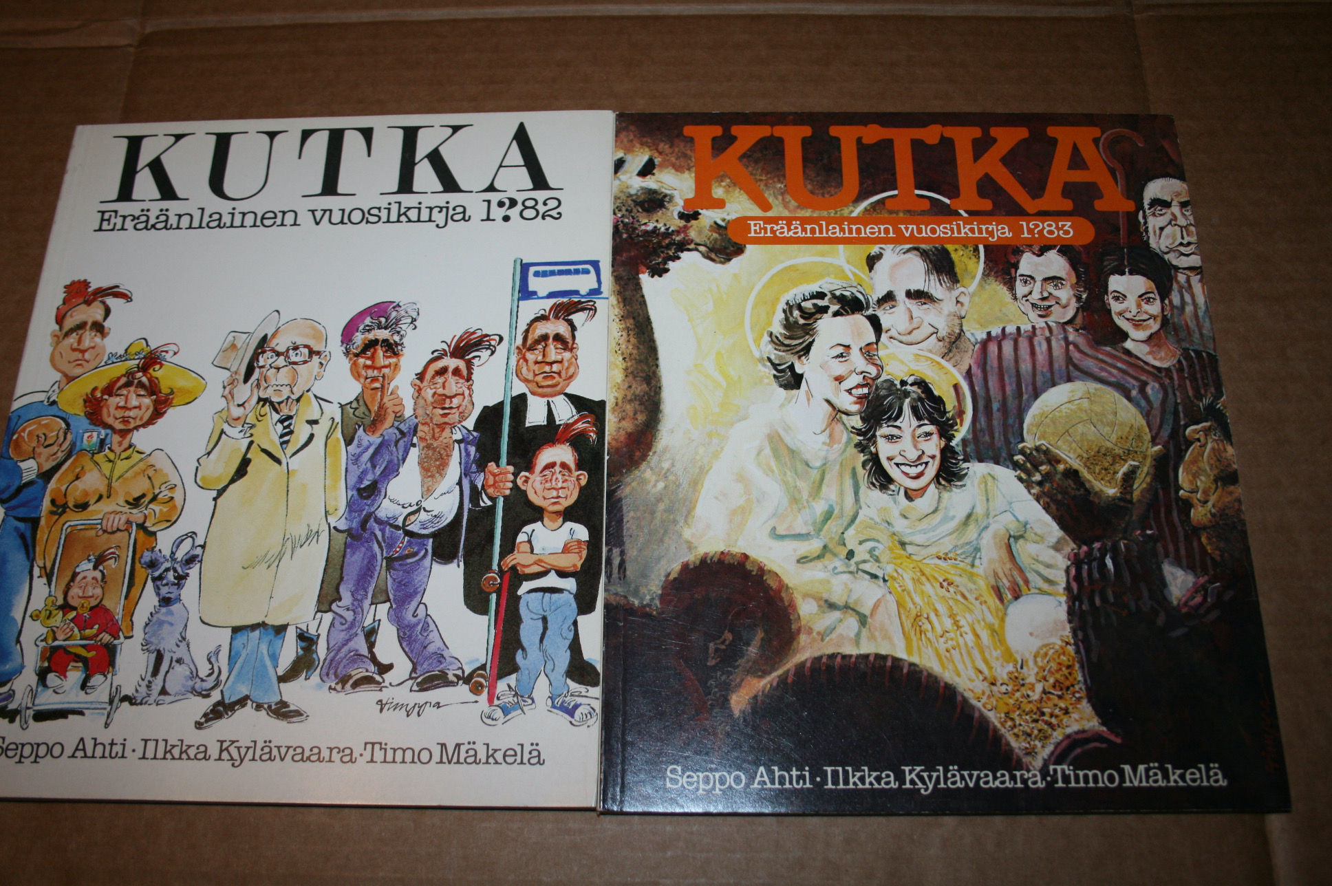 Ahti, Kylävaara, Mäkelä: KUTKA, eräänlainen vuosikirja 1?82, 1?83