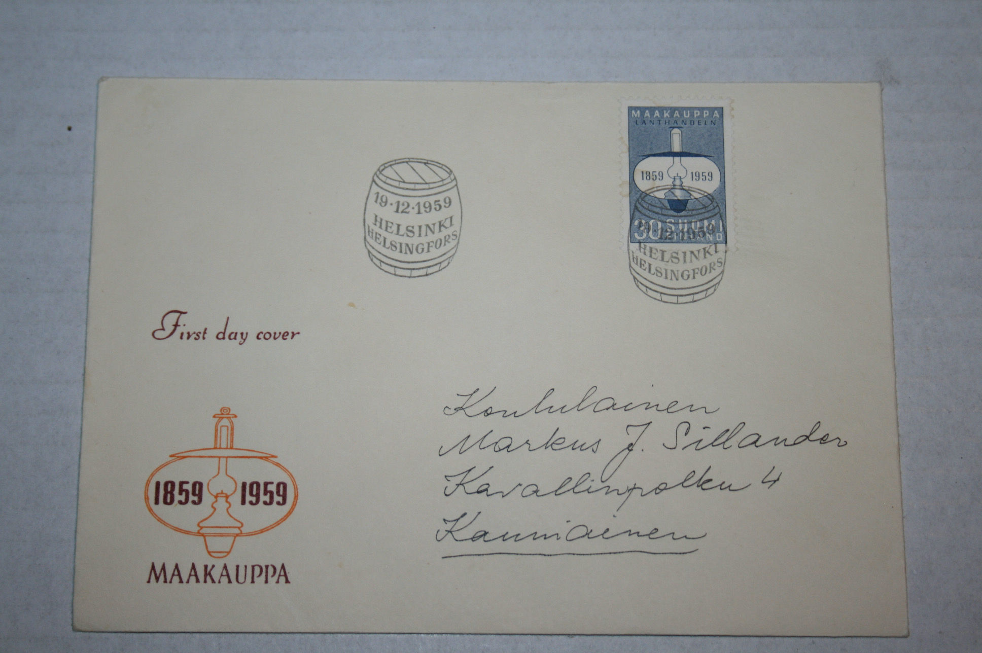 Suomi ensipäiväkuori LAPE 514