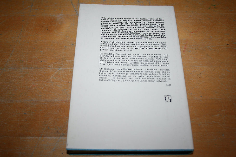 Pikkukuva: Strindberg, August: Luostari