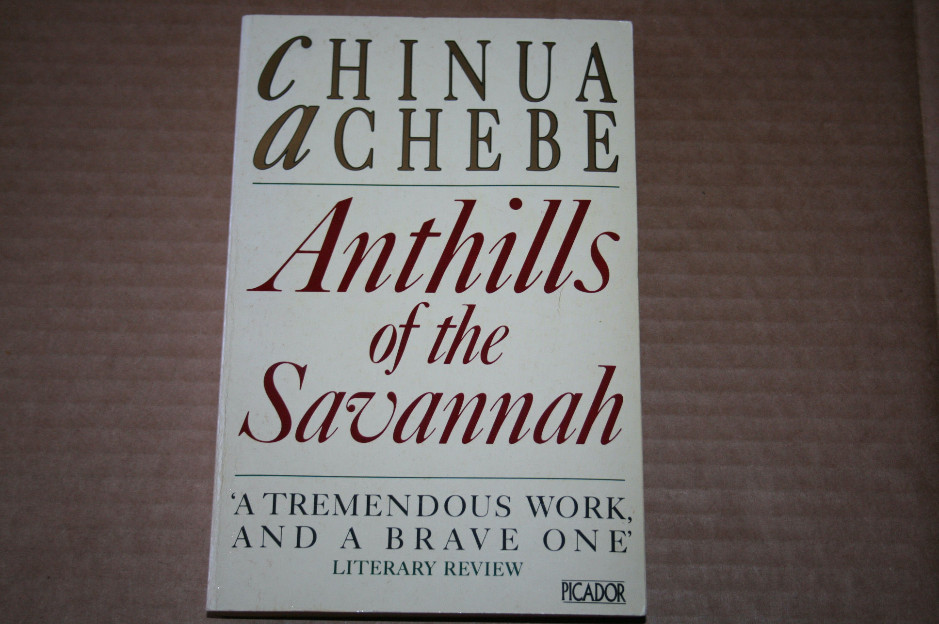 Achebe, Chinua: Anthills of the Savannah