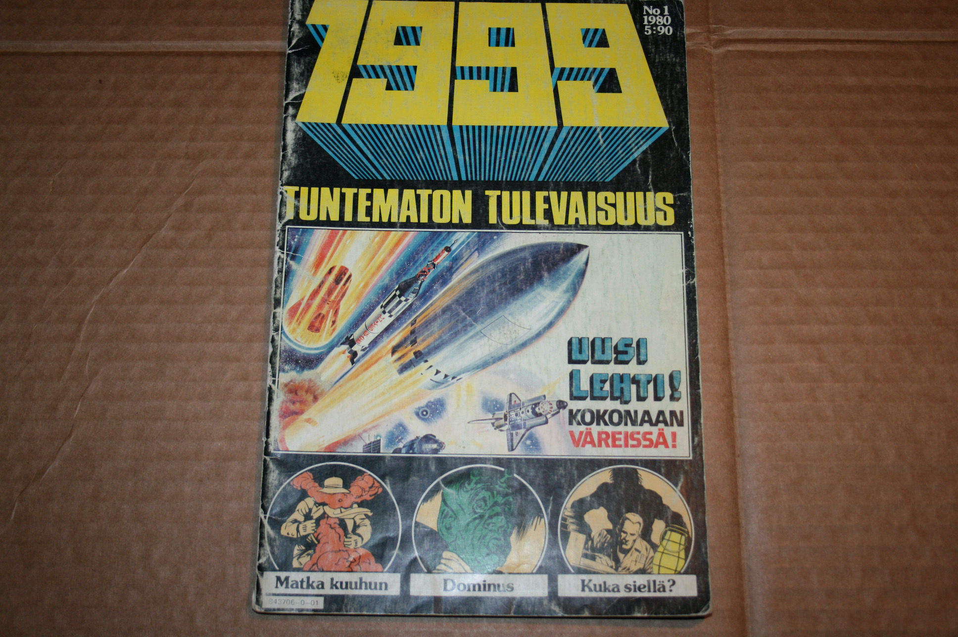 1999 Tuntematon tulevaisuus sarjakuvalehti 1/1980