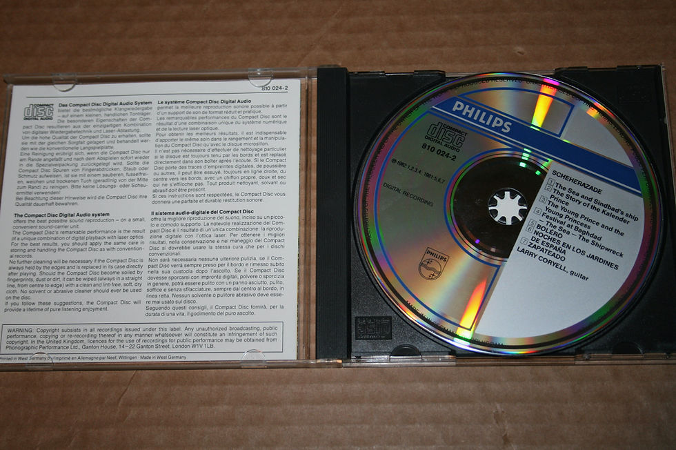 Pikkukuva: Larry Coryell: Bolero & Scheherazade CD