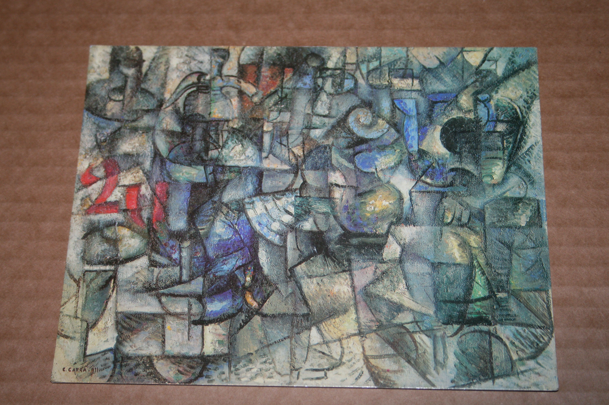 Carlo Carra taide postikortti