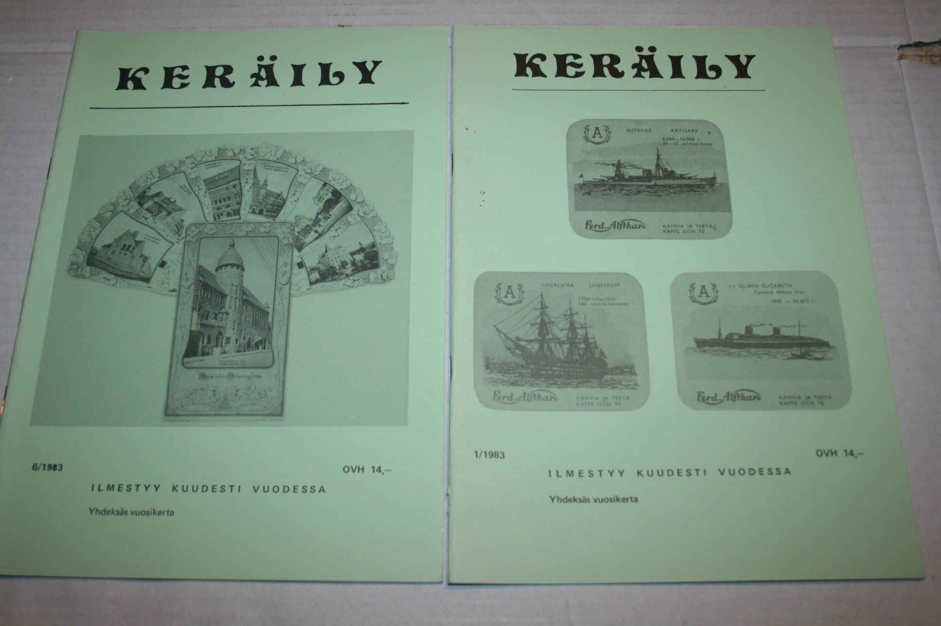 Keräily lehti 1983, 2 kpl.