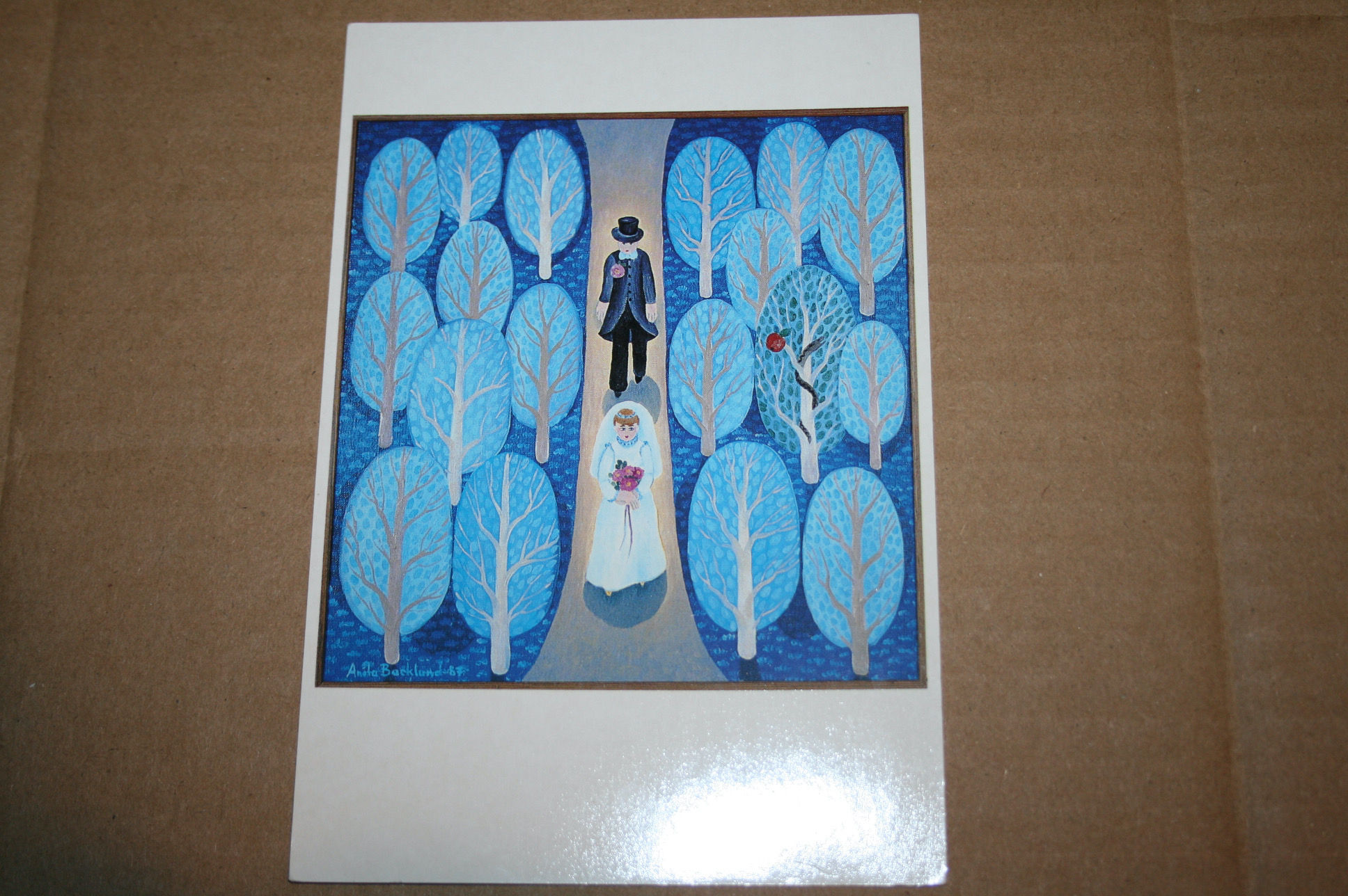 Anita Backlund postikortti