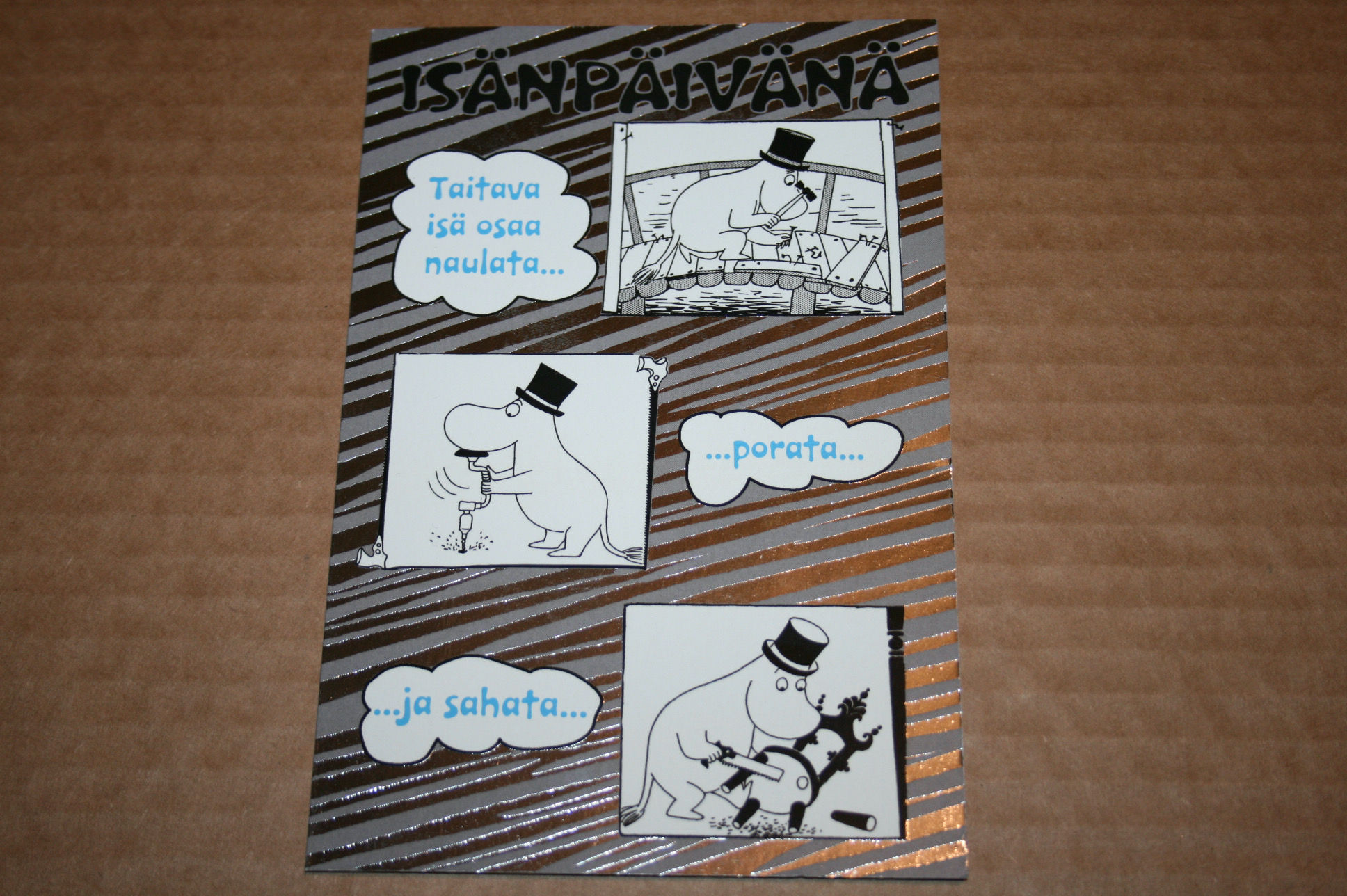 Tove Jansson muumi postikortti