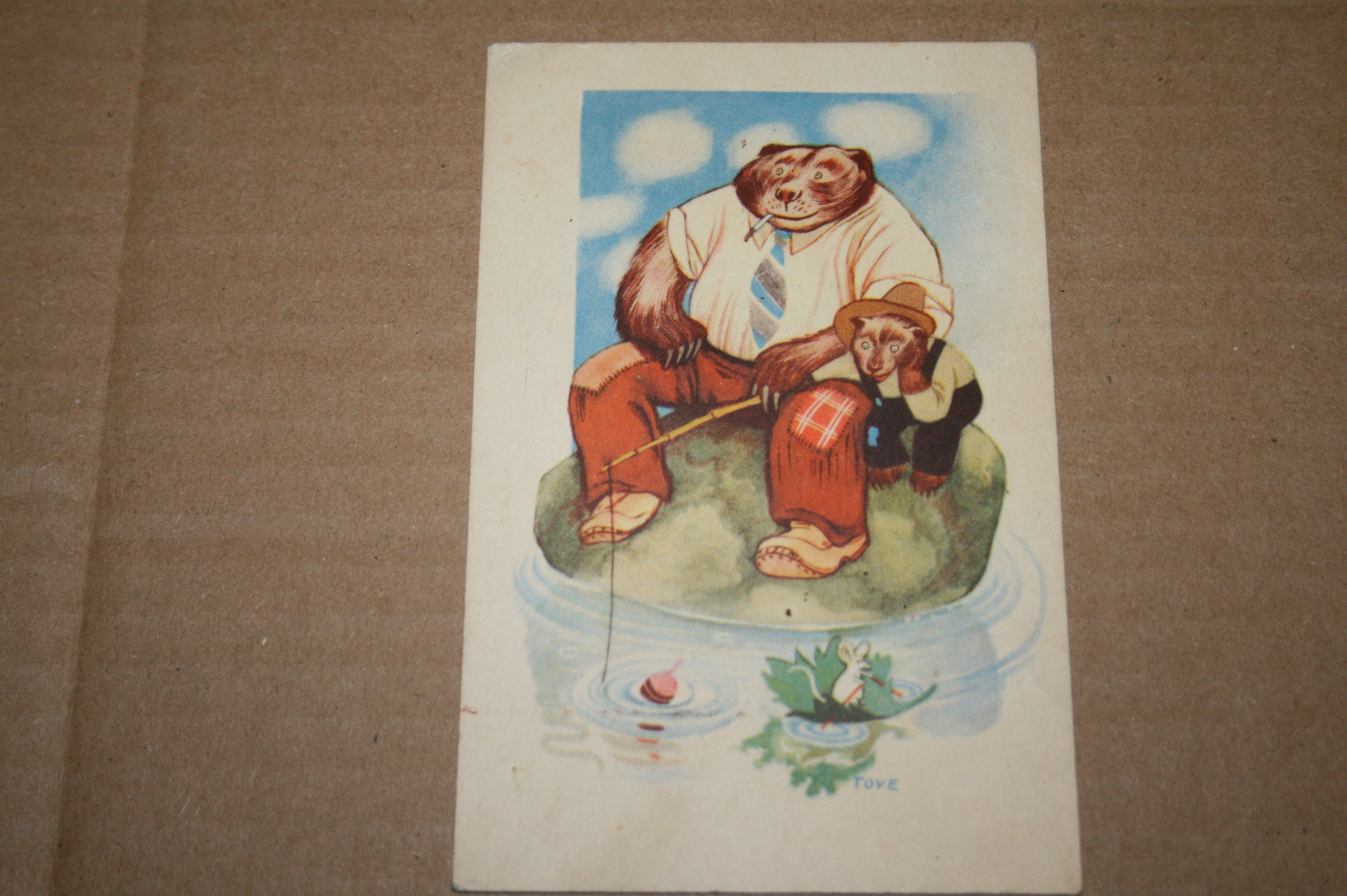 Tove Jansson postikortti