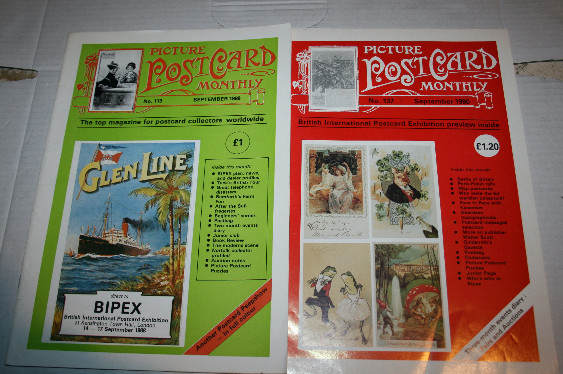 Picture postcard monthly 2 kpl.