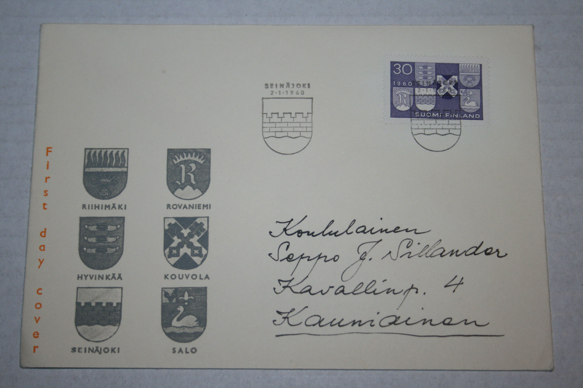 Suomi ensipäiväkuori LAPE 515