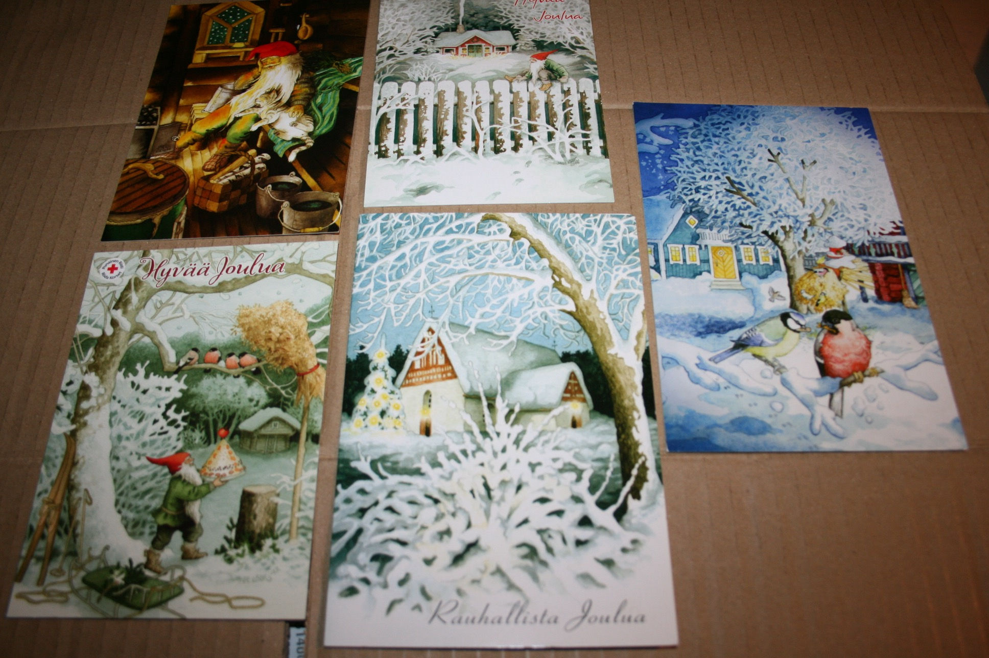 Inge Löök postikortit joulu