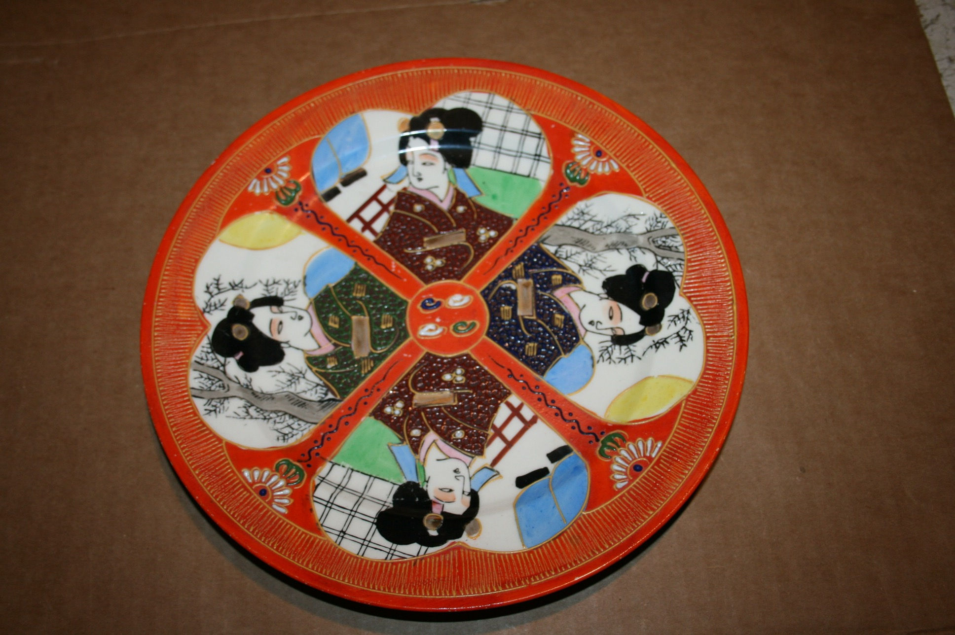 Kiina? lautanen neljä naista