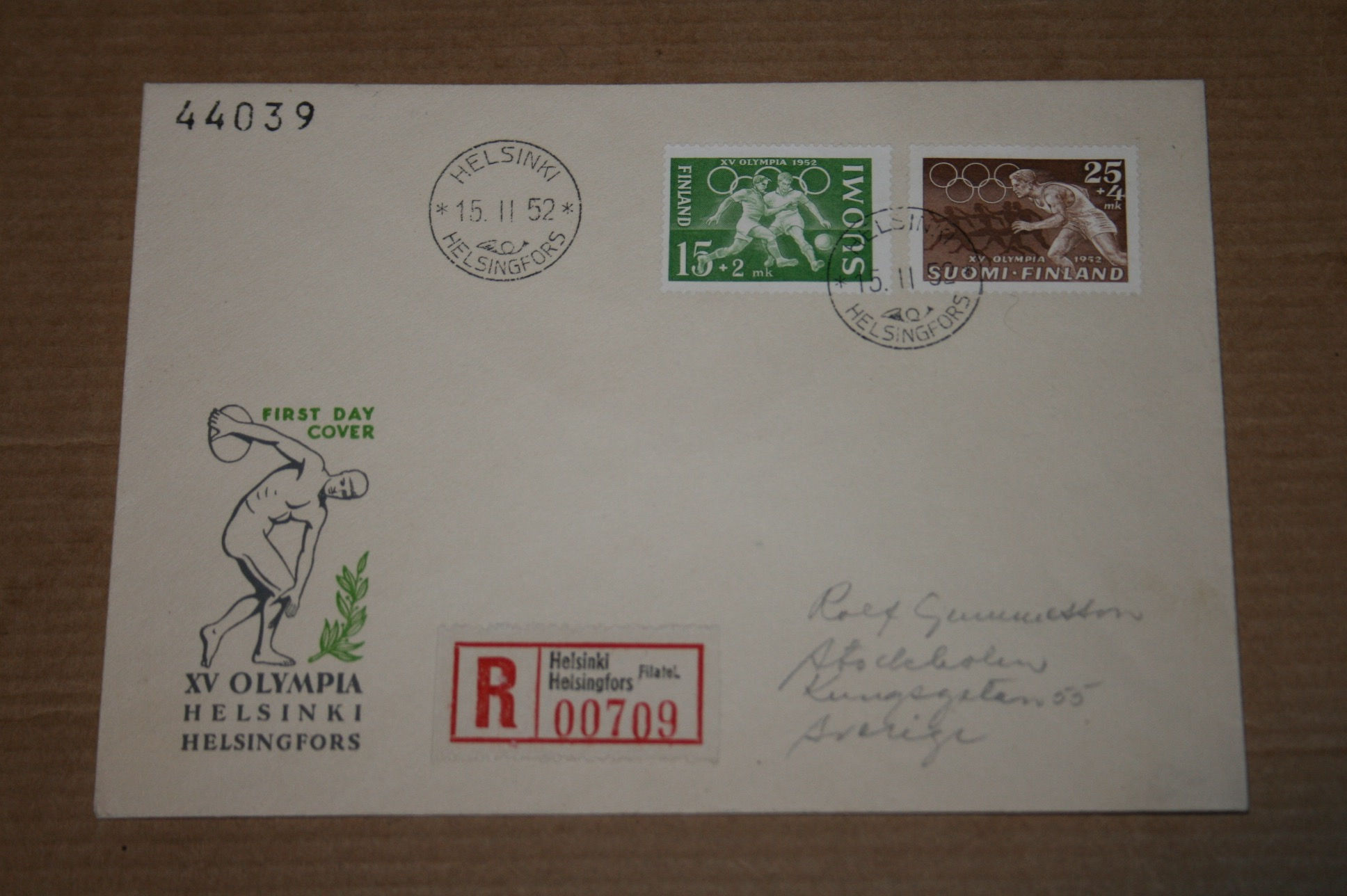 Suomi postimerkki ensipäiväkuori