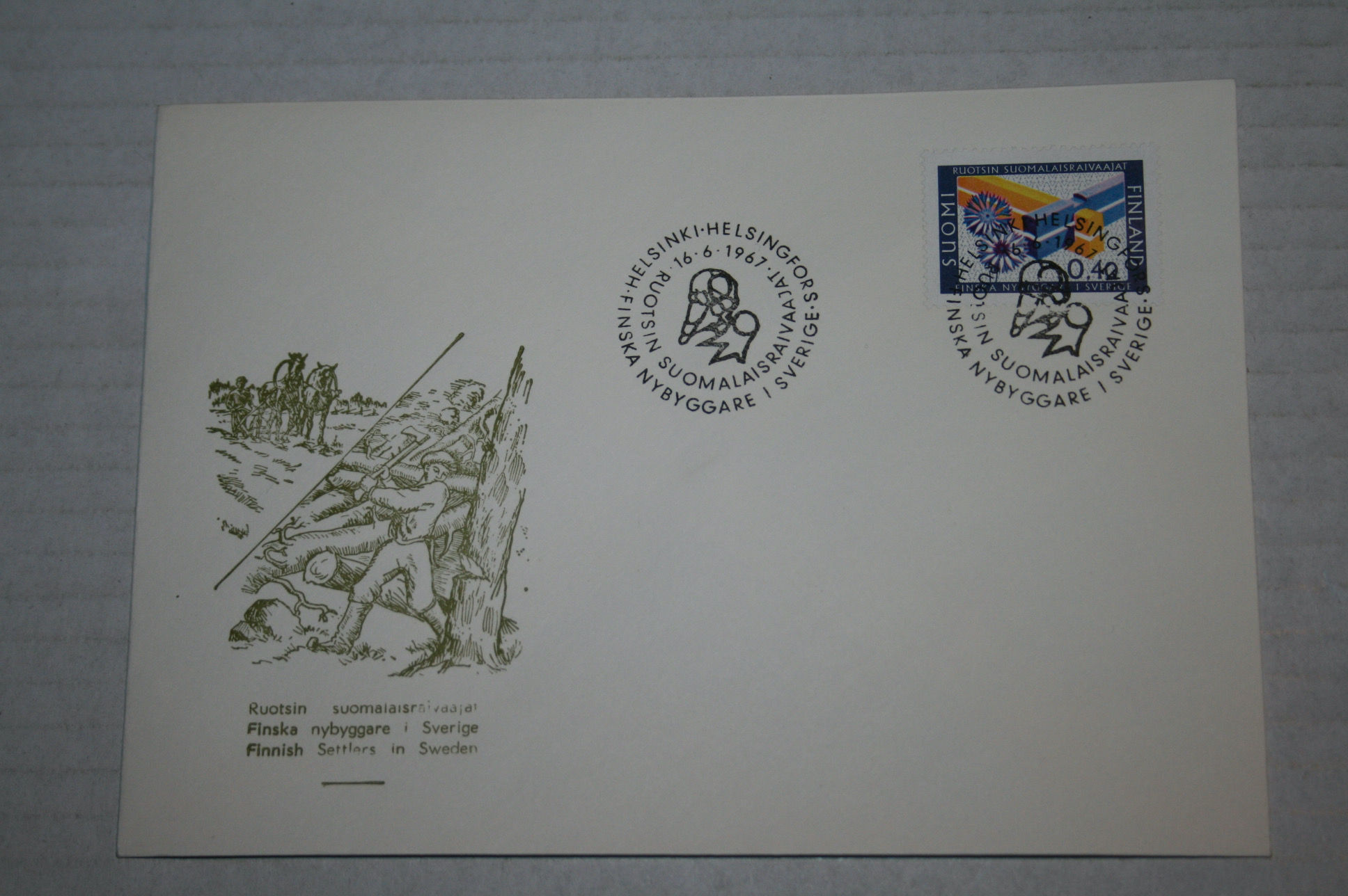 Suomi ensipäiväkuori LAPE 627