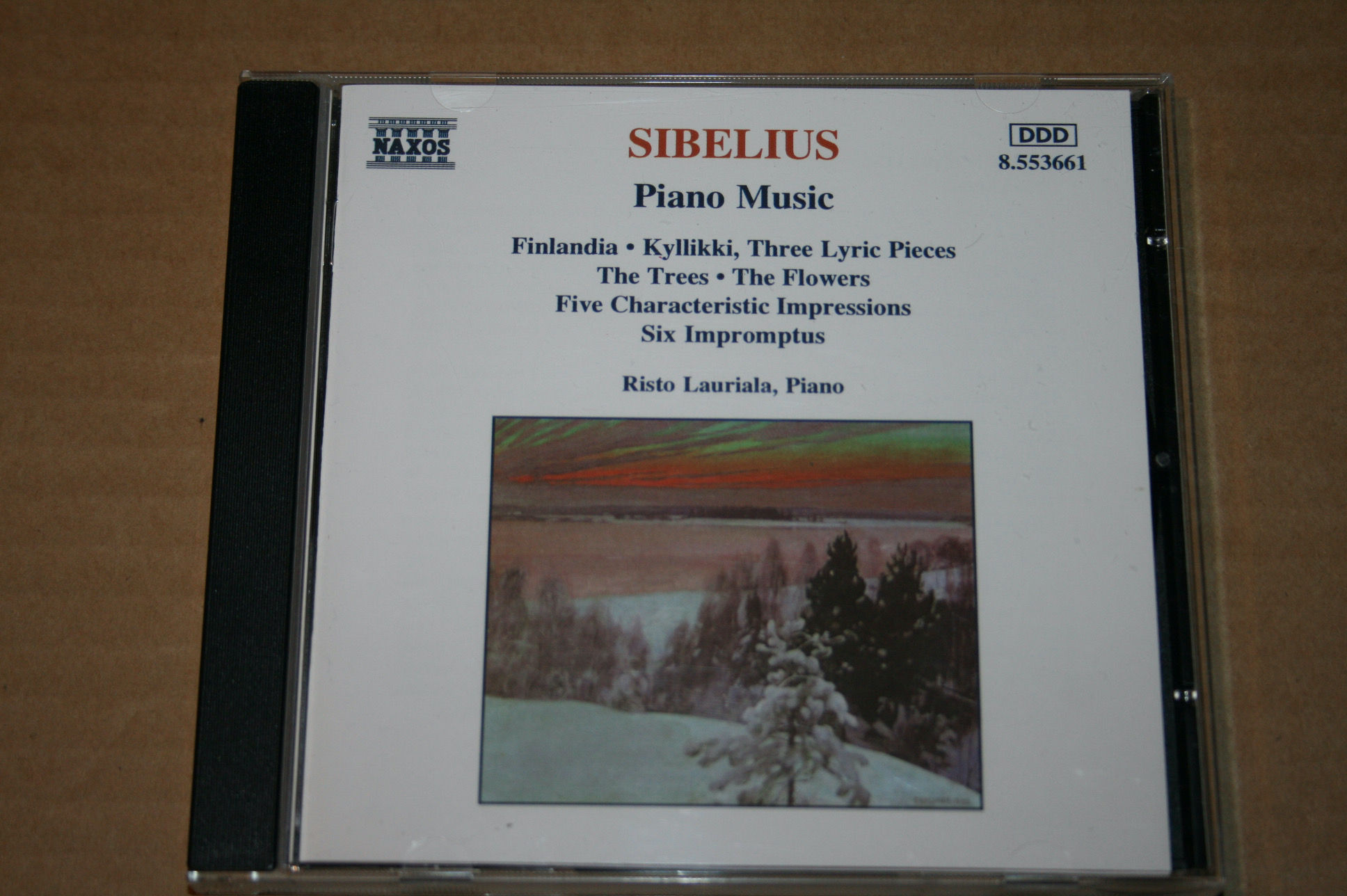 Jean Sibelius & Risto Lauriala: Piano Music CD