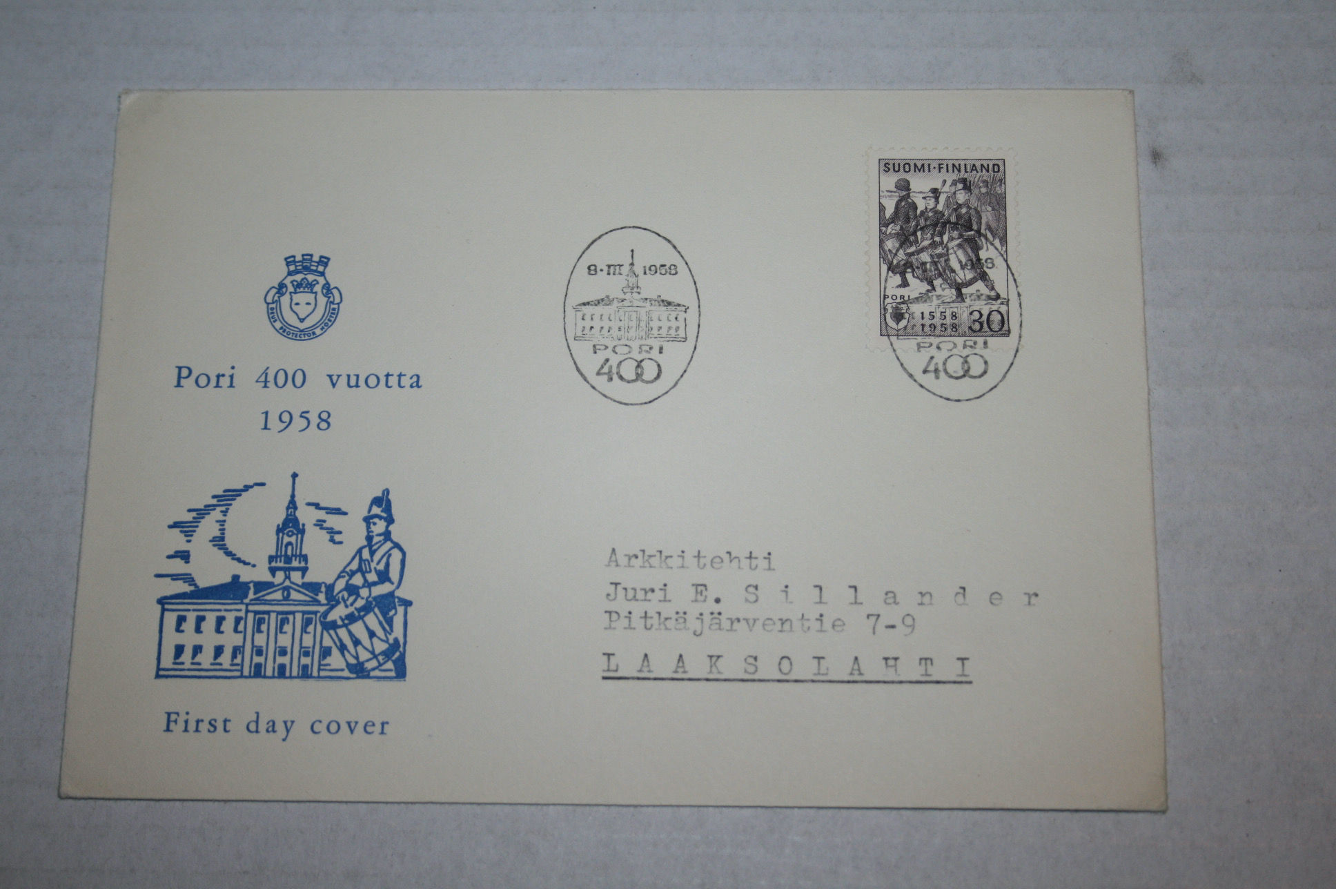 Suomi ensipäiväkuori LAPE 491