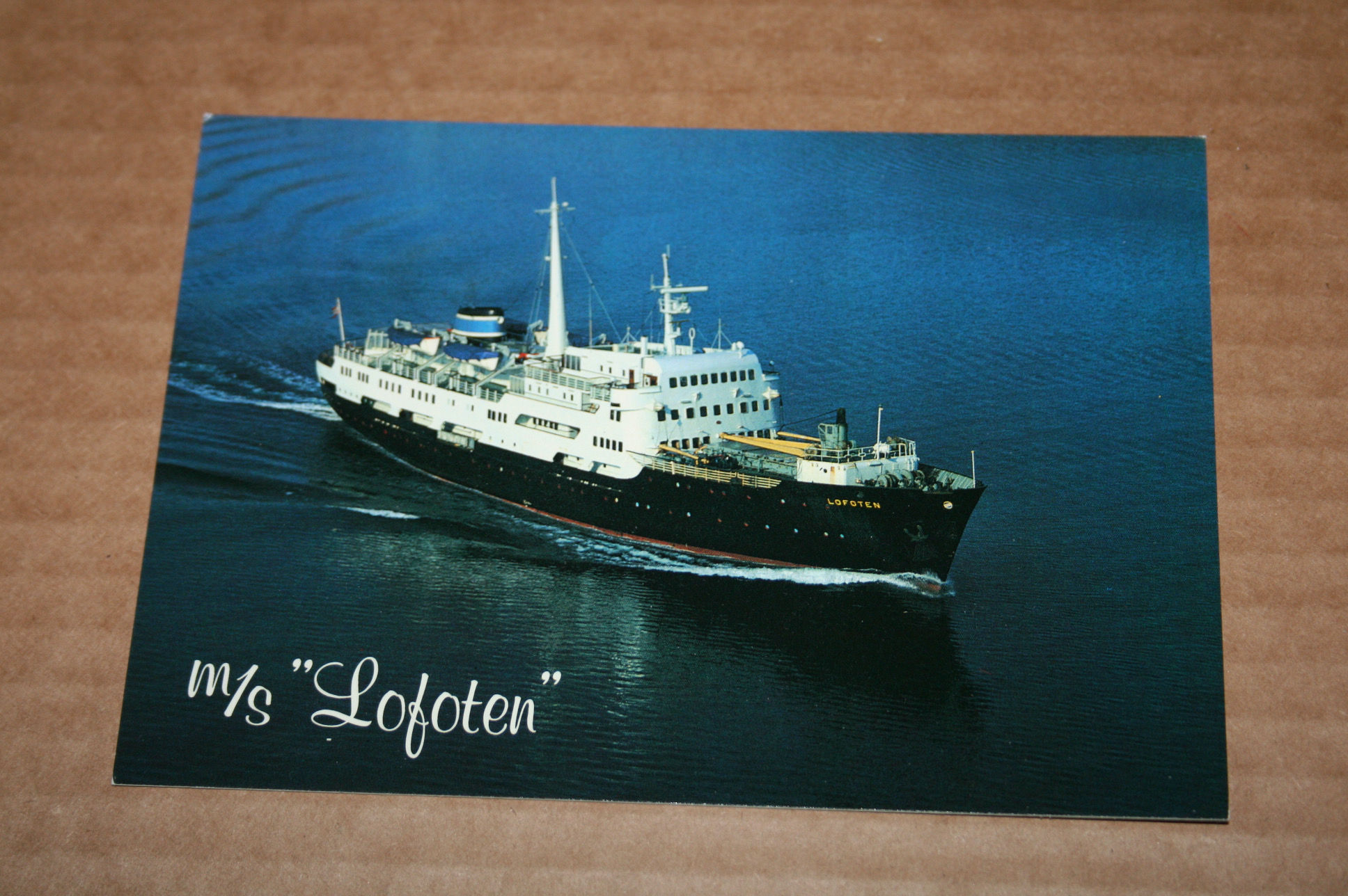 Laiva meri M/S Lofoten postikortti