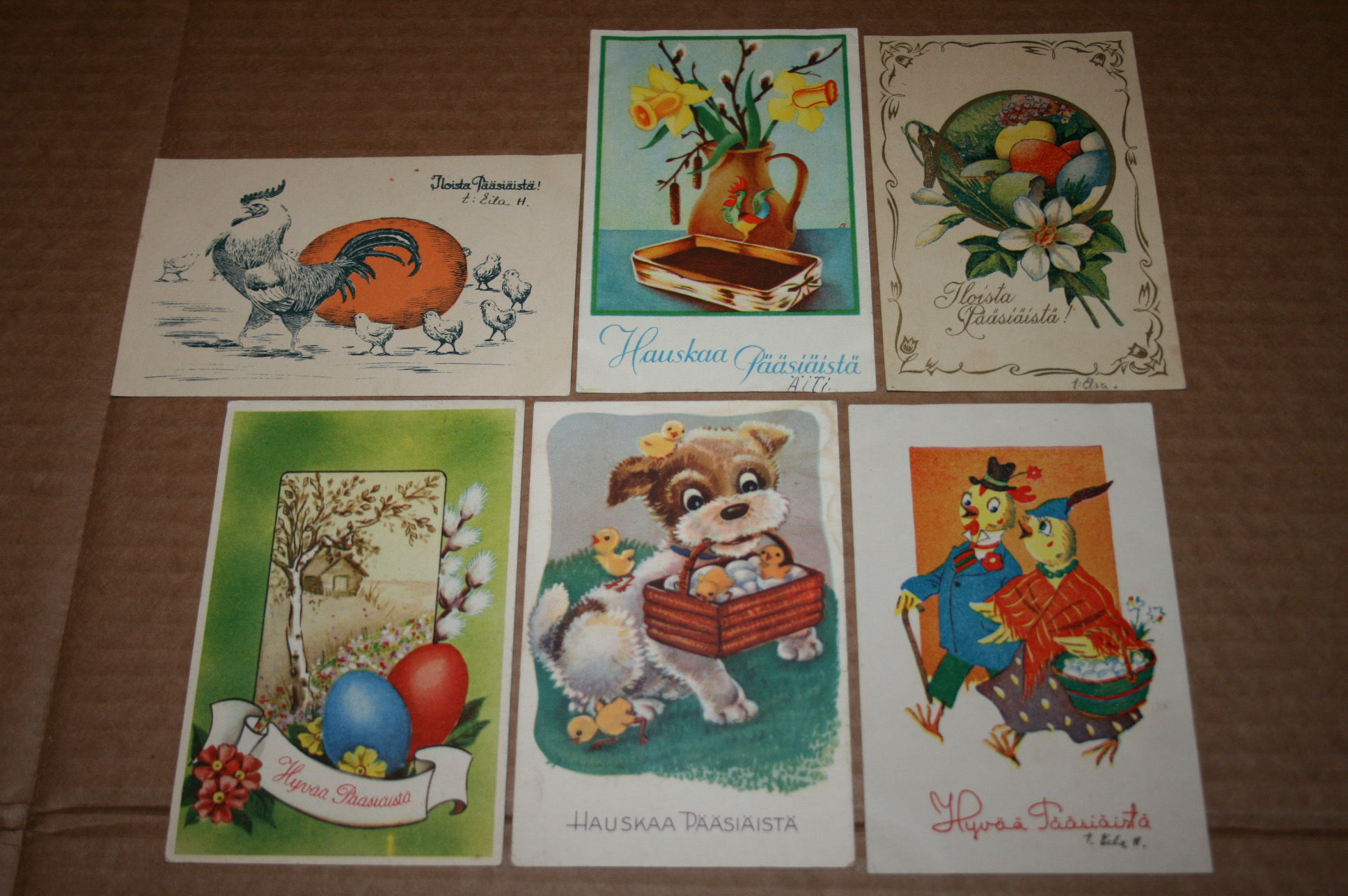Pääsiäinen mämmi munat postikortti