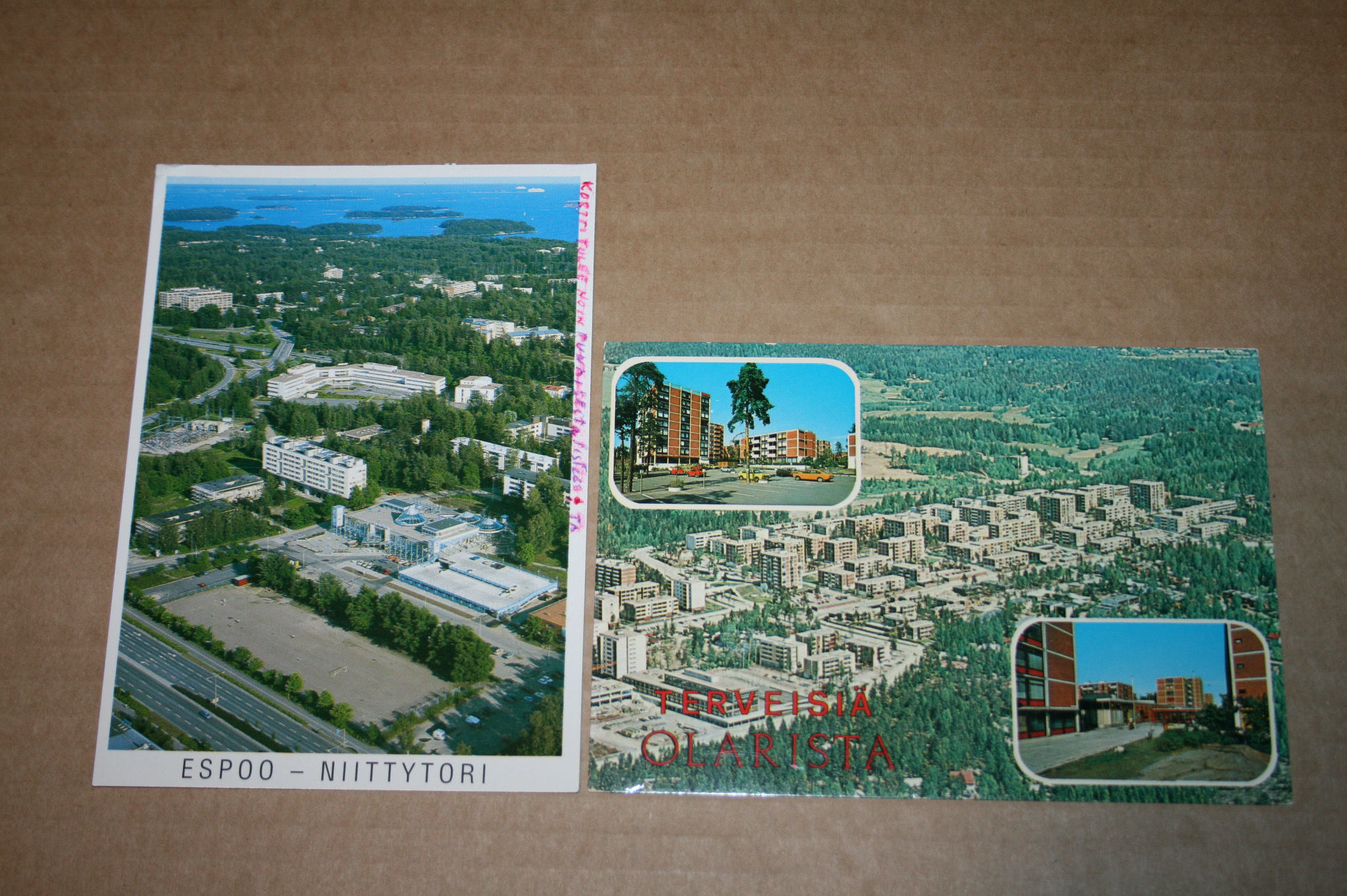Espoo olari niittytori postikortti