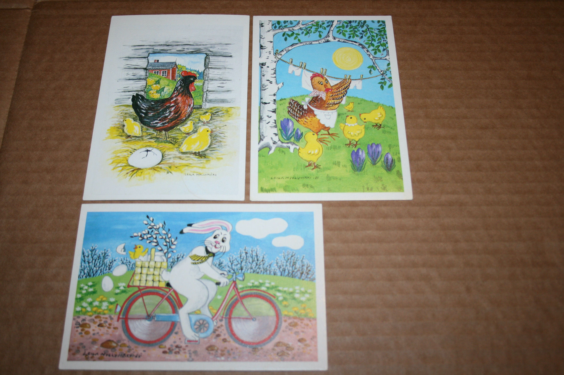 Leila Myllymäki pääsiäinen postikortti