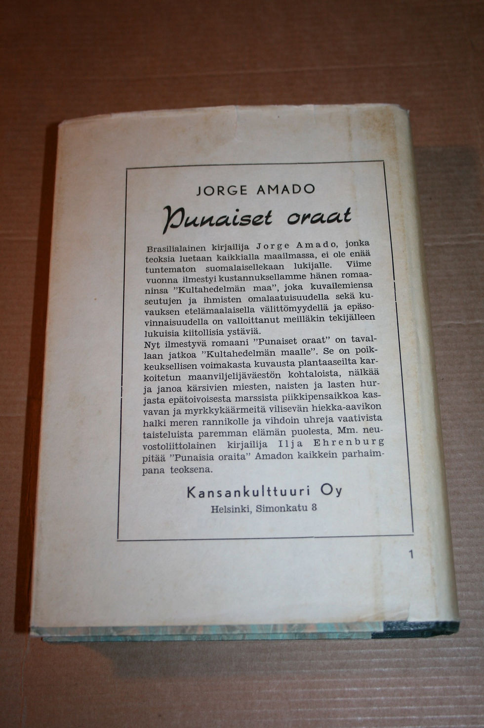 Pikkukuva: Amado, Jorge: Punaiset oraat