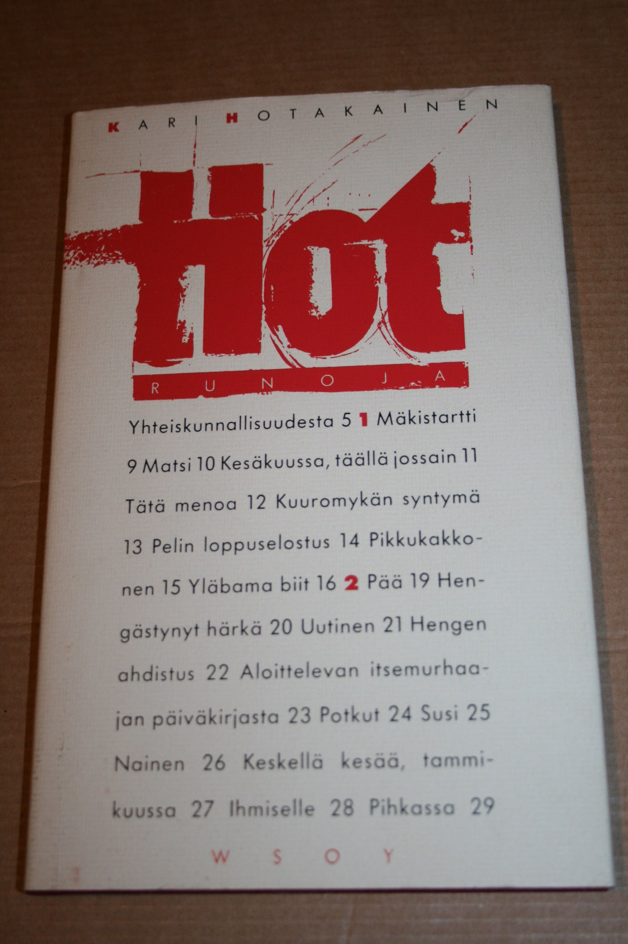 Hotakainen, Kari: HOT