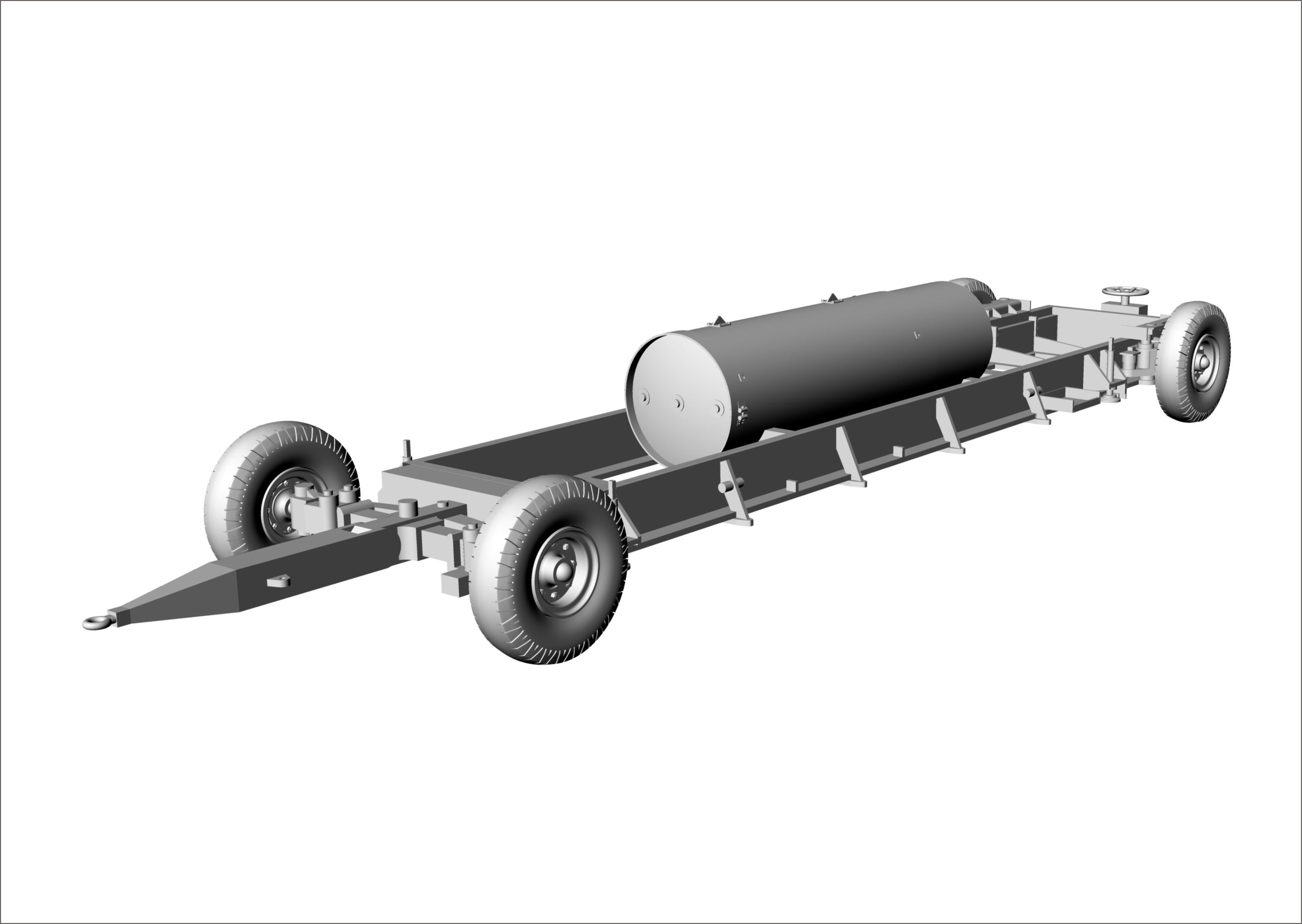 RAF Bomb Trolley with 4000lb Cookie