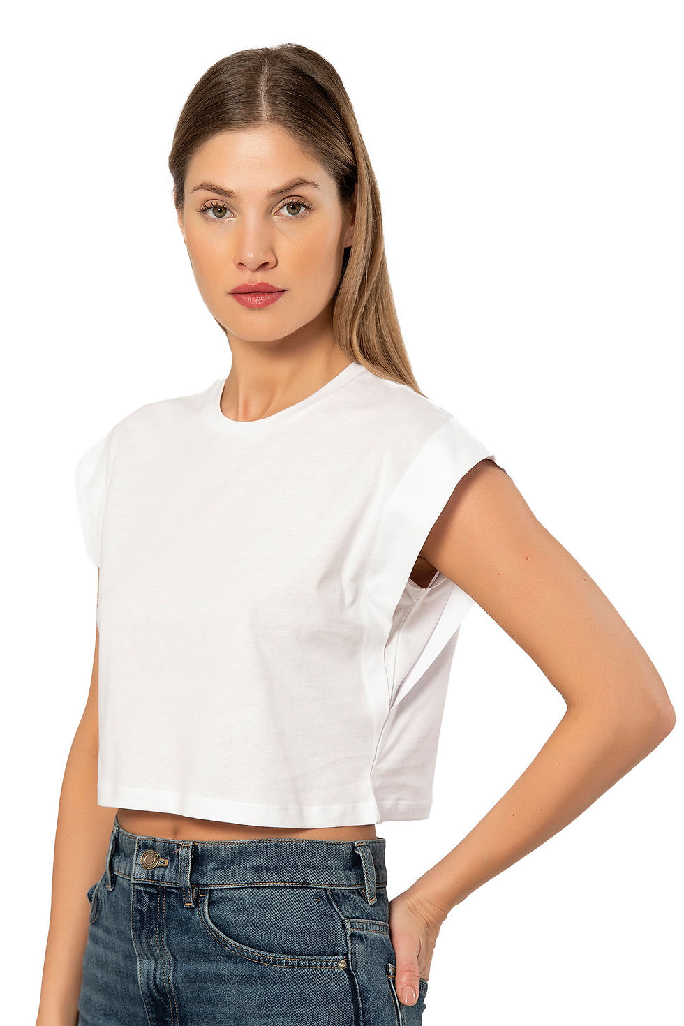 Thumbnail: Crop Top, White