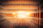Abstract image of converging lights to represent business transformation and activation