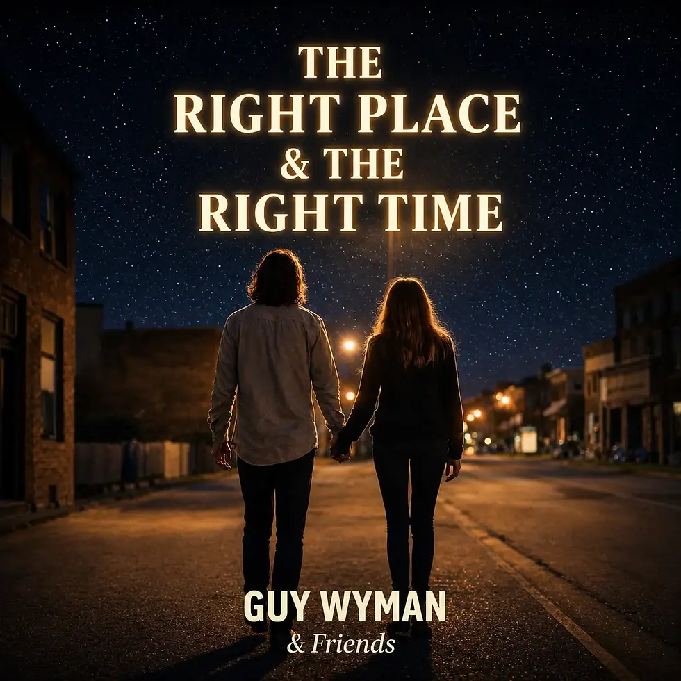 The Right Place & The Right Time" by Guy Wyman