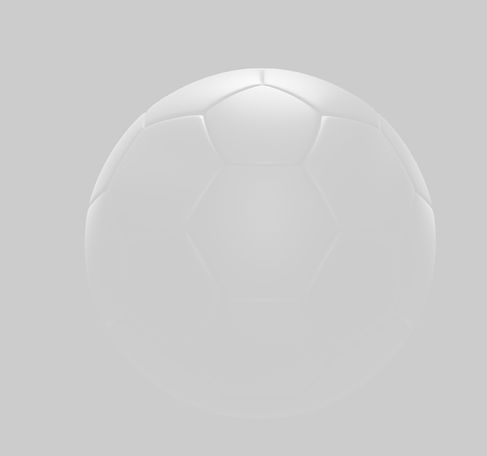 Balón de fútbol negro sobre una pelota negra a juego.