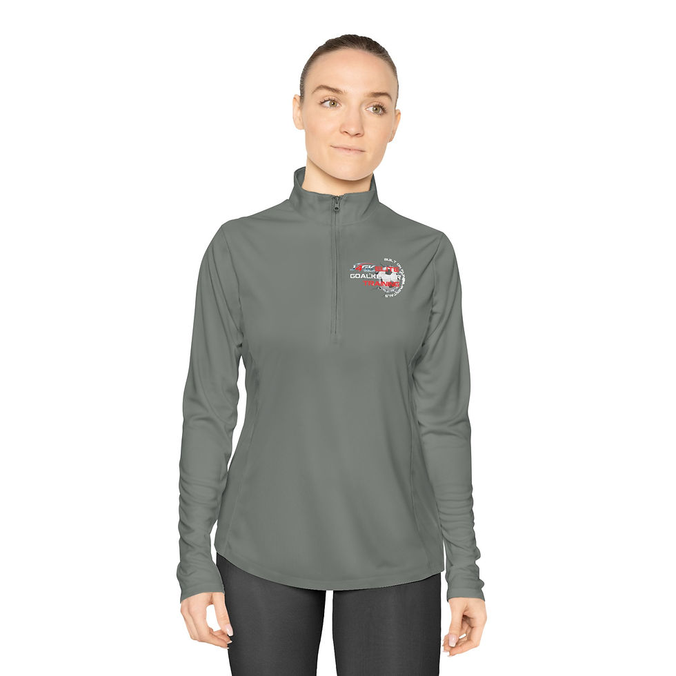 Thumbnail: JUST4GK Ladies Quarter-Zip Training Pullover