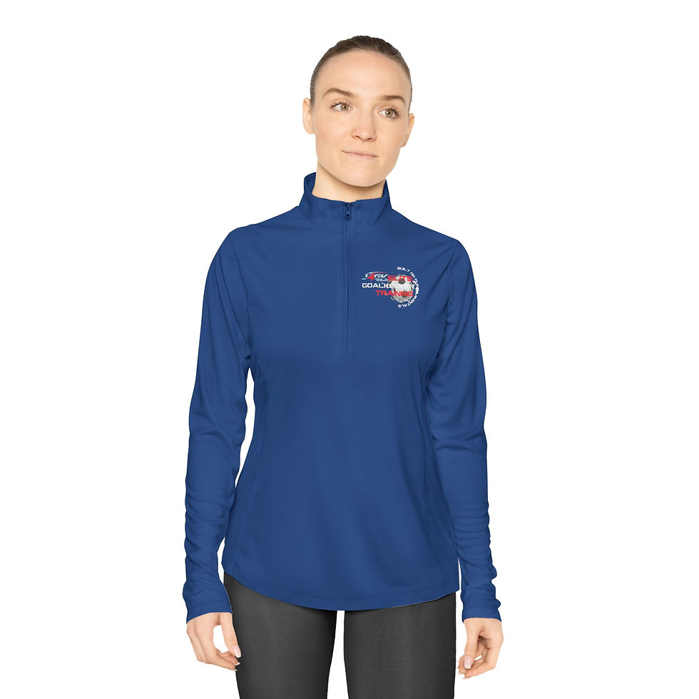 Thumbnail: JUST4GK Ladies Quarter-Zip Training Pullover