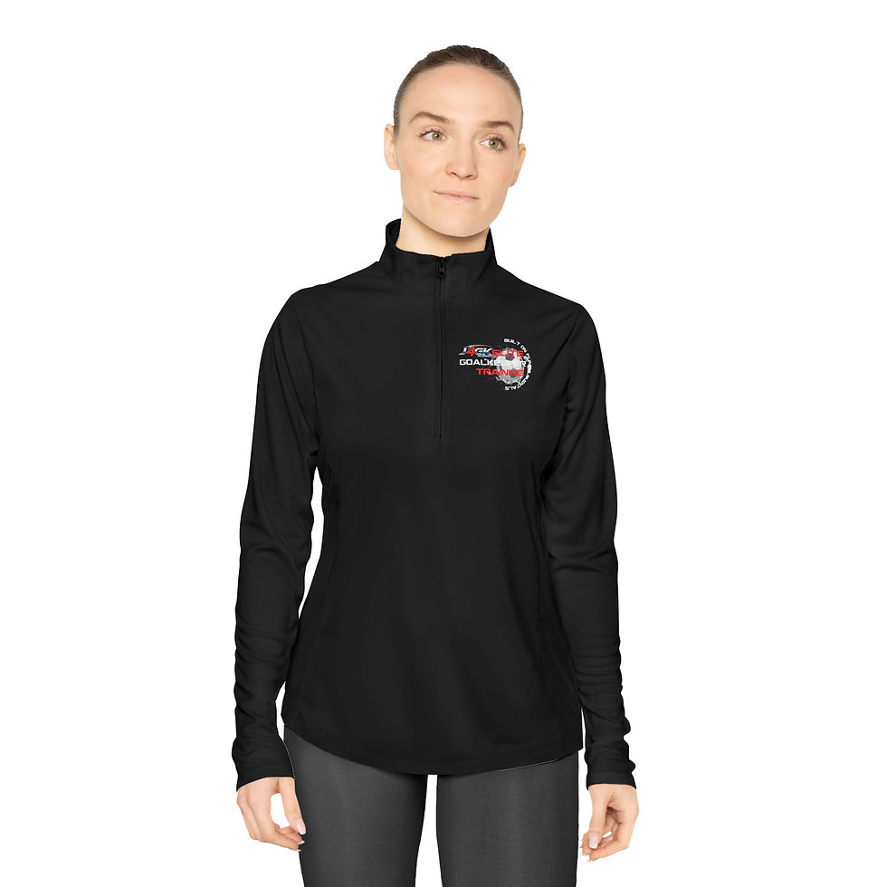 Thumbnail: JUST4GK Ladies Quarter-Zip Training Pullover