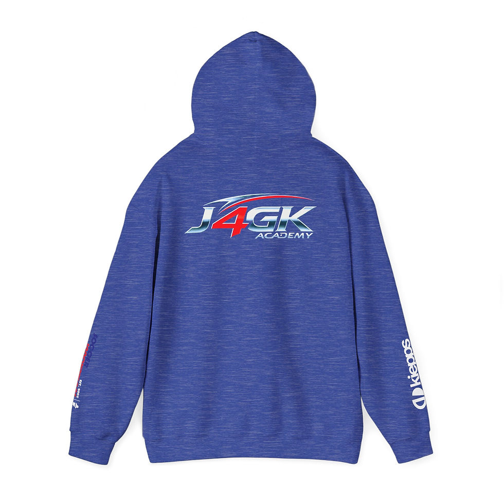 थंबनेल: गोलकीपर ट्रेनिंग हुडी — J4GK एलीट लोगो पुलओवर