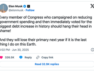 Elon Musk Turns His Back on Trump, Slams the "Big Beautiful Bill”
