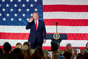 Trump Treats Uniform as Campaign Prop at Fort Bragg Rally