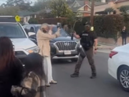 ICE Officer Pepper-Sprays Community Observers in Eastside Santa Barbara