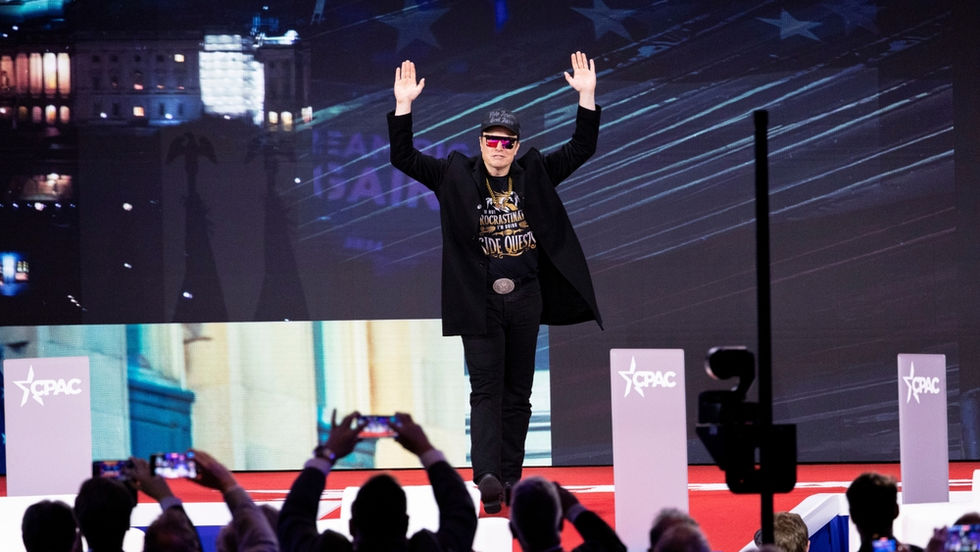 Musk at CPAC 2025